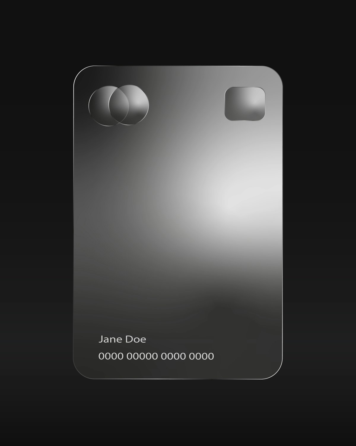 Credit cards with a zero dollar sign